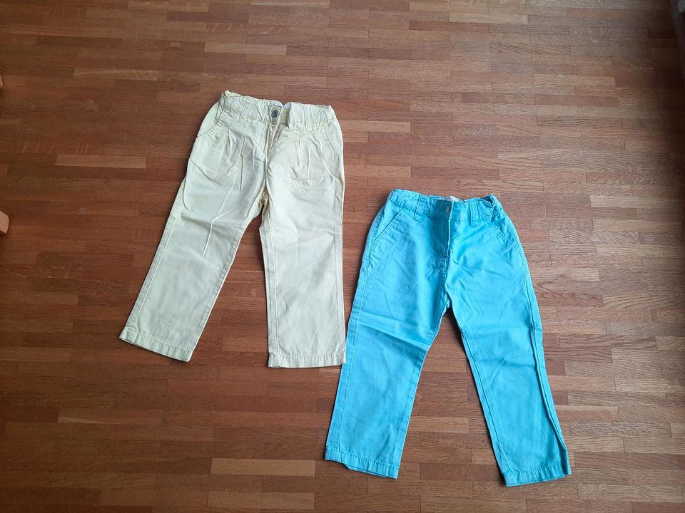 Hosen Set 2-teilig, gelb und mintgrün, Gr. 86/92 in Karlsruhe