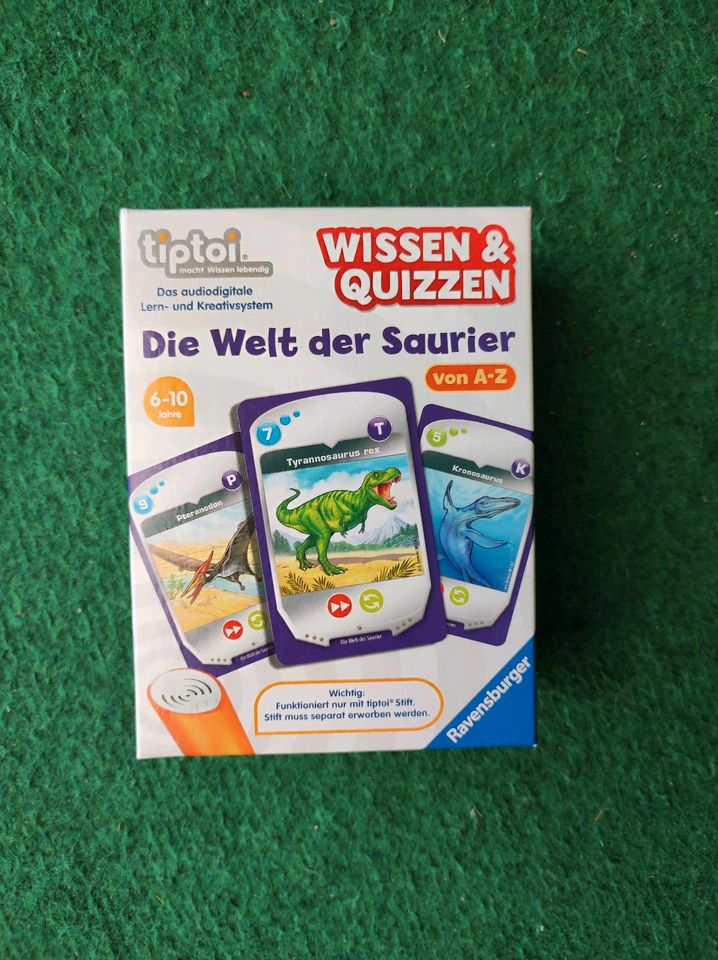 Tiptoi Tip toi wissen &quizen Die Welt der Saurier Spiel in Obersontheim