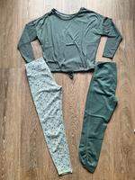 Sport Leggings 2 Stk.+Oberteil TCHIBO, Gr. S, grün Niedersachsen - Buxtehude Vorschau