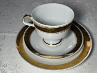 Sammeltasse, Fine China Lichte, 70er, mit Goldrand, 3 Tlg. Sachsen - Meißen Vorschau