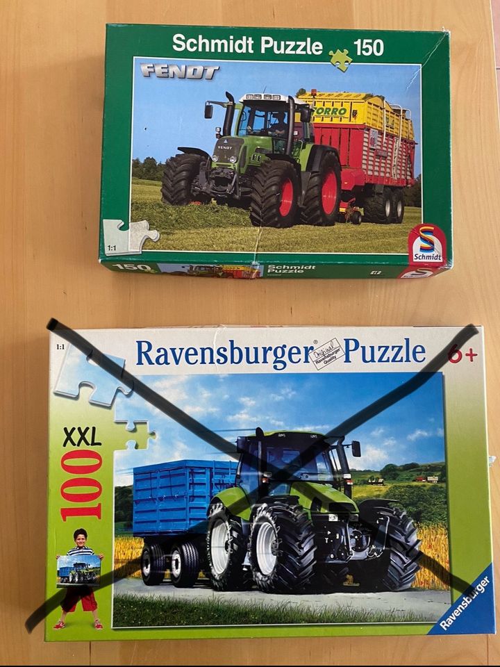 Kinder Puzzle Traktoren grosse Puzzleteile in Pulheim