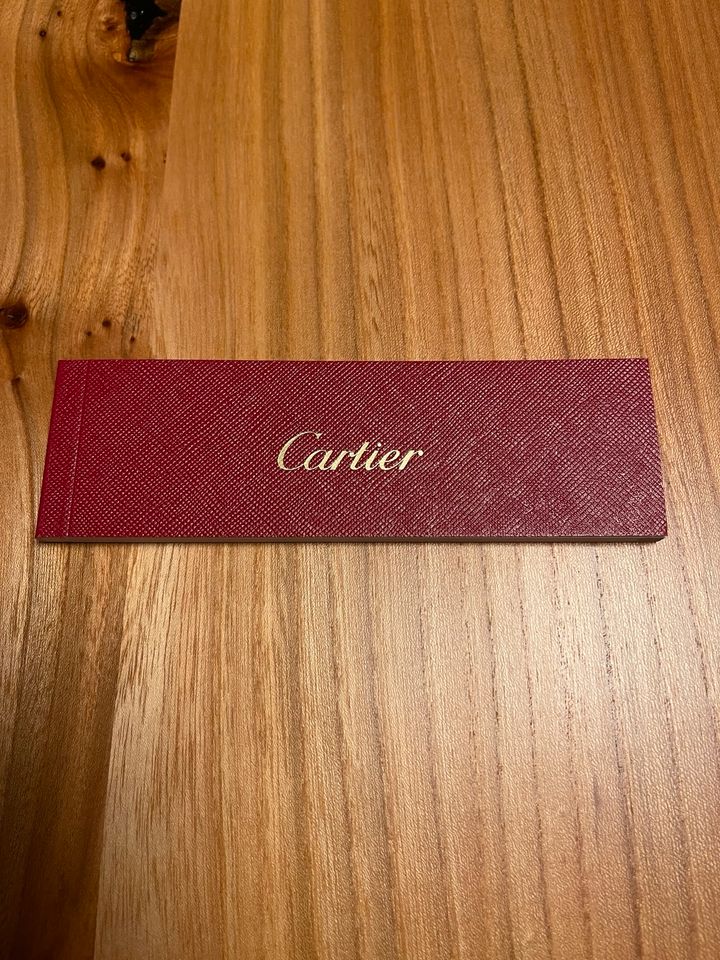 CARTIER BRILLE ETUI KARTONAGE SCHUTZBEUTEL ZERTIFIKAT in Hamburg