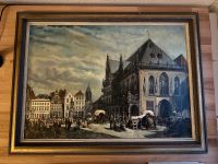 Historisches Gemälde: Bremer Marktplatz um 1864 von F. Reinecke Berlin - Mitte Vorschau