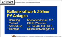 Balkonkraftwerk mit Montage und Anmeldung ihr Sorglospaket Niedersachsen - Wiesmoor Vorschau