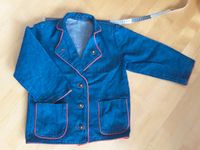 Jacke Jeans blau 128 122 134 wie NEU Unikat handmade Bayern - Schwabmünchen Vorschau