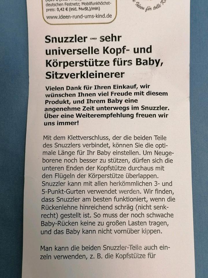 Summer Snuzzler Sitzverkleinerer / Kopf - und Körperstütze in Dornstadt