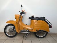 Simson KR51/2 E 2er OPAS Schwalbe 4 Gang M500 Gelb 60km/h Papiere Sachsen-Anhalt - Calbe (Saale) Vorschau