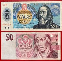 Tschechoslowakei 20 Kronen Banknote 1988 Lübeck - St. Lorenz Nord Vorschau