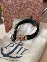 Paul Hewitt Armband Leder schwarz Gold Design Anker Schmuck Hamburg-Nord - Hamburg Barmbek Vorschau