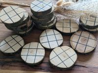 25 Tic Tac toe, Gastgeschenk, Holzscheiben Baden-Württemberg - Aulendorf Vorschau