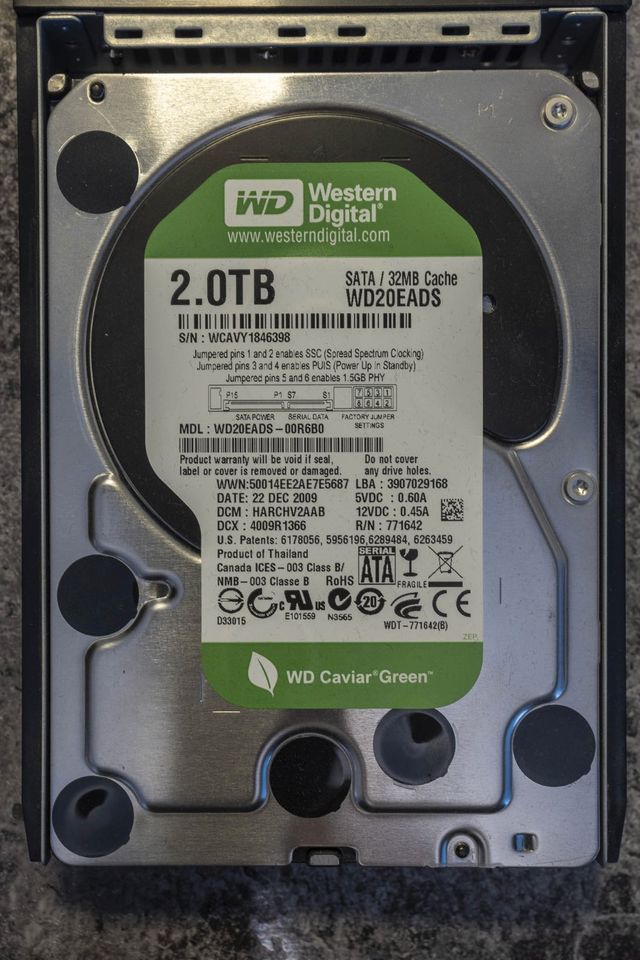 Festplatte 2TB Western Digital WD20EADS in Berlin