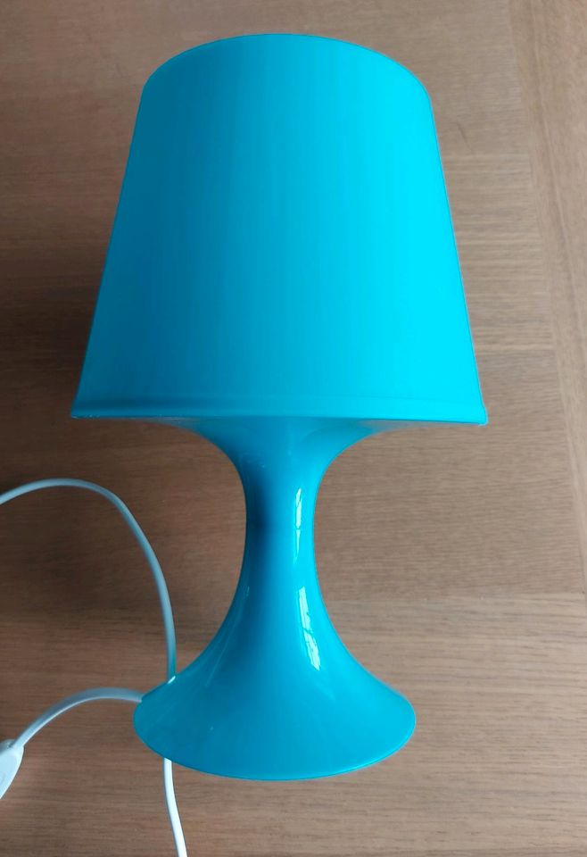 Nachttischlampe in Türkisblau in Breitenworbis