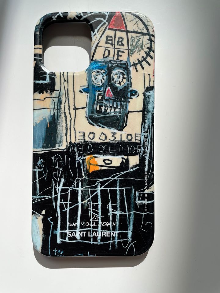 iPhone 12 pro Case, Saint Laurent, Basquiat in Hamburg