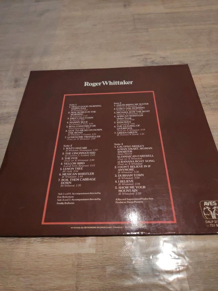 Roger Whittaker 2 LP Set in Concert in Pinneberg