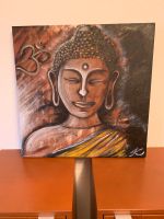 Buddha Bild mit Goldstaub 60 x 60 auf Leinwand Baden-Württemberg - Ottersweier Vorschau