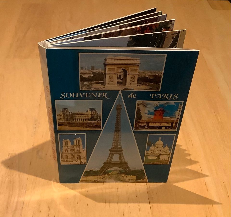 60er Vintage LYNA Acordeon Postkarten Mappen Set Paris in Hildrizhausen