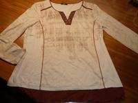 BIBA Gr. XL Gr. 44/46 Shirt Damenshirt mit Tüll und Nieten Bayern - Augsburg Vorschau