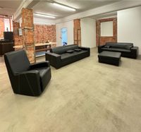 Schwarzes Kunstleder 4er Sofa/Sessel-Couch Set! Nürnberg (Mittelfr) - Mitte Vorschau