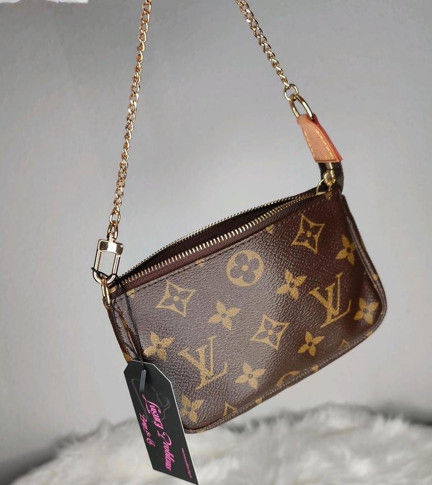 SALE Louis Vuitton Mini Pochette Monogram Canvas Tasche Mini Bag