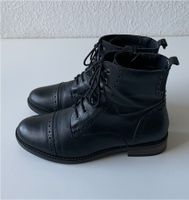 PIER ONE Schnür Stiefeletten CHELSEA BOOTS schwarz Gr. 39 wNEU Nordrhein-Westfalen - Greven Vorschau