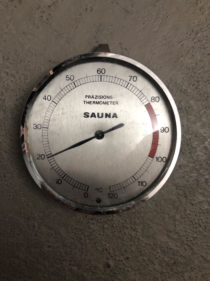 Sauna Thermohygrometer für Temperatur in Heiligenhaus