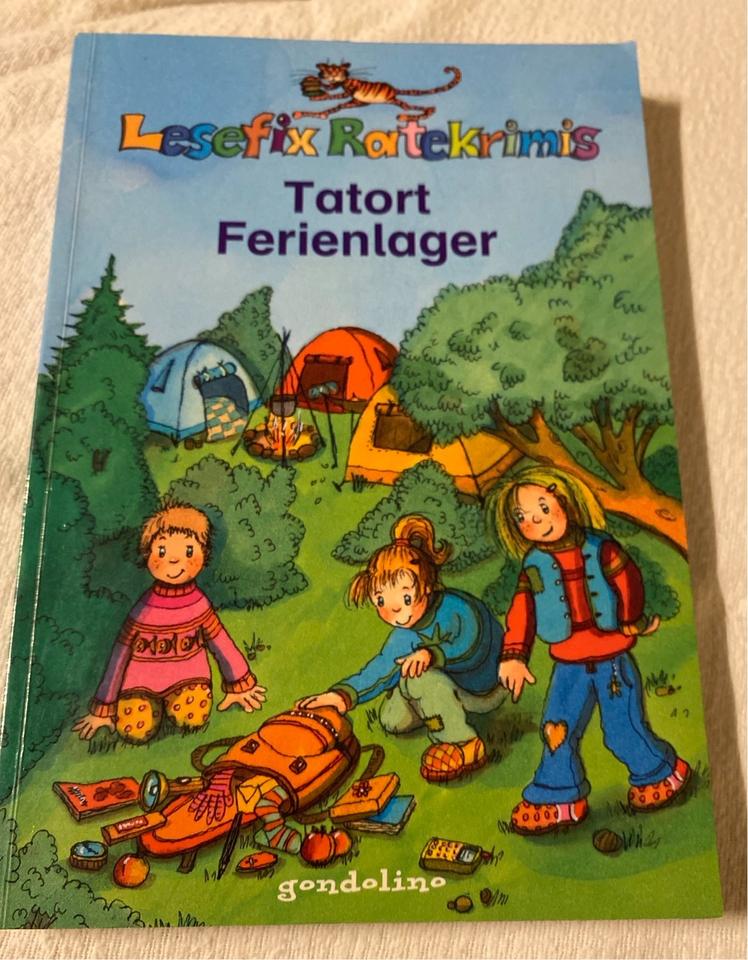 Erstlesebuch Lesefix Ratekrimis Tatort Ferienlager ab 8 Jahren in Böblingen