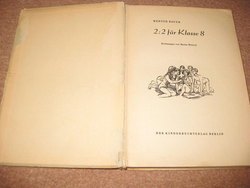 Buch antik 2:2 für Klasse 8 Kinderbuchverlag Berlin W. Bauer DDR in Oppach
