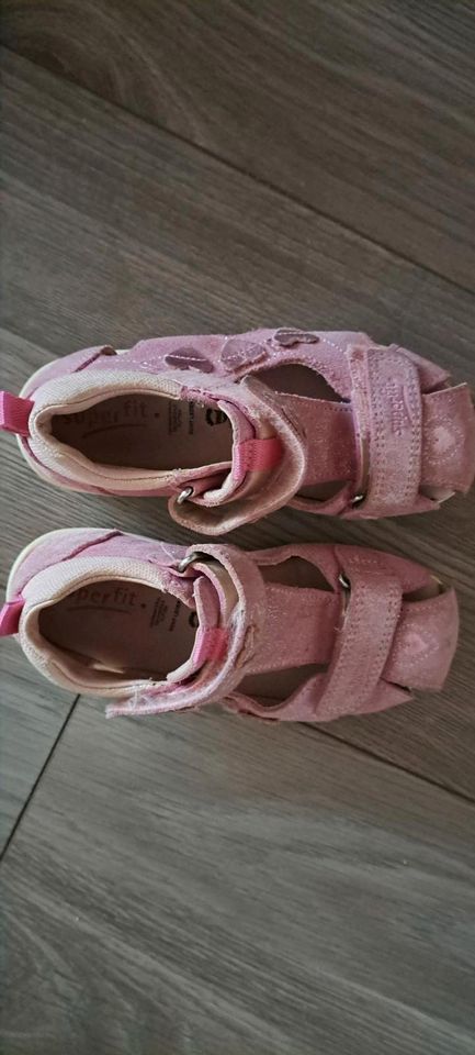 Superfit Fanni Leder Sandalen Schuhe Zehenschutz 26 rosa  neuw. in Bayreuth