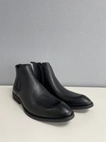 UNGETRAGEN: Herren Stiefeletten Lederoptik schwarz Gr. 45 Nordrhein-Westfalen - Kaarst Vorschau