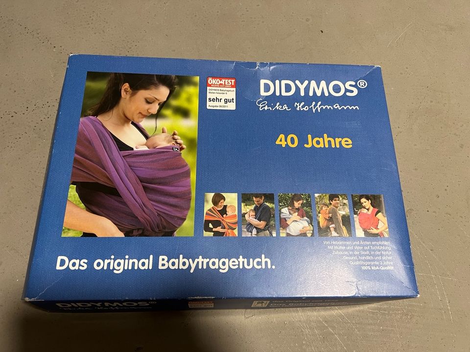 Didymos Tragetuch schwarz/grau in Gottenheim