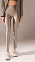 Superglänzende Legging von Calzedonia in Platin Gr.S Berlin - Mitte Vorschau
