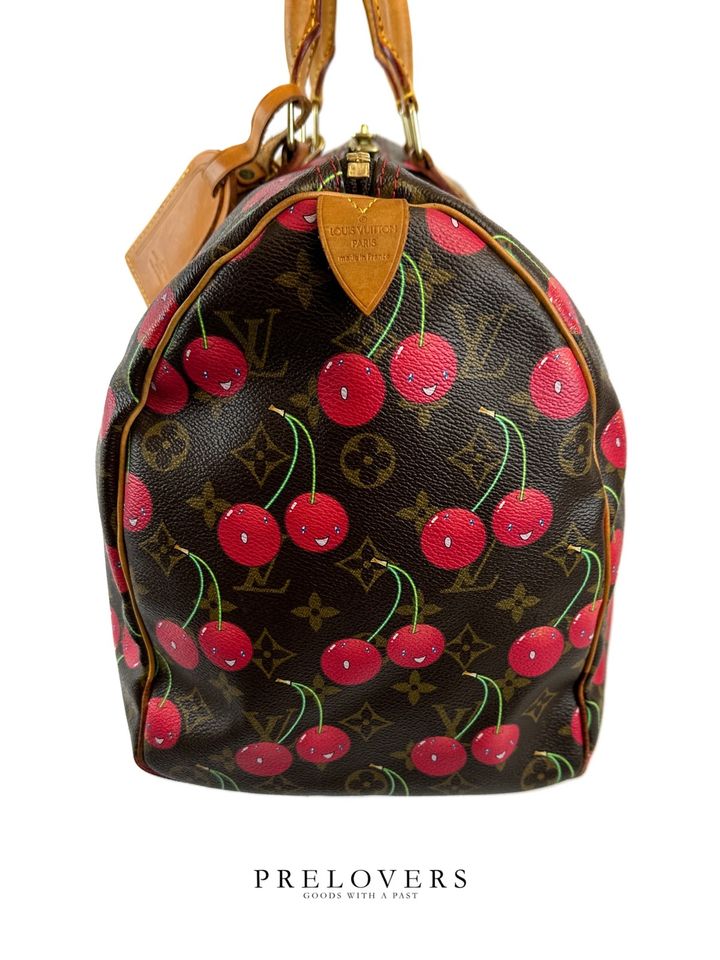 Takashi Murakami x Louis Vuitton Monogram Cerises Keepall 45