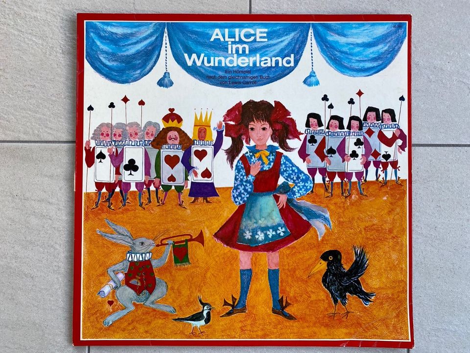 Schallplatte, LP, Alice im Wunderland, 70er Jahre, Marcato in Elsenfeld