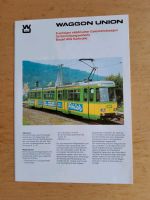 Prospekt Waggon Union Tram Straßenbahn AVG Karlsruhe Berlin - Charlottenburg Vorschau