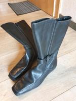 Schwarze Stiefel Boots Größe 42 Sachsen - Sebnitz Vorschau