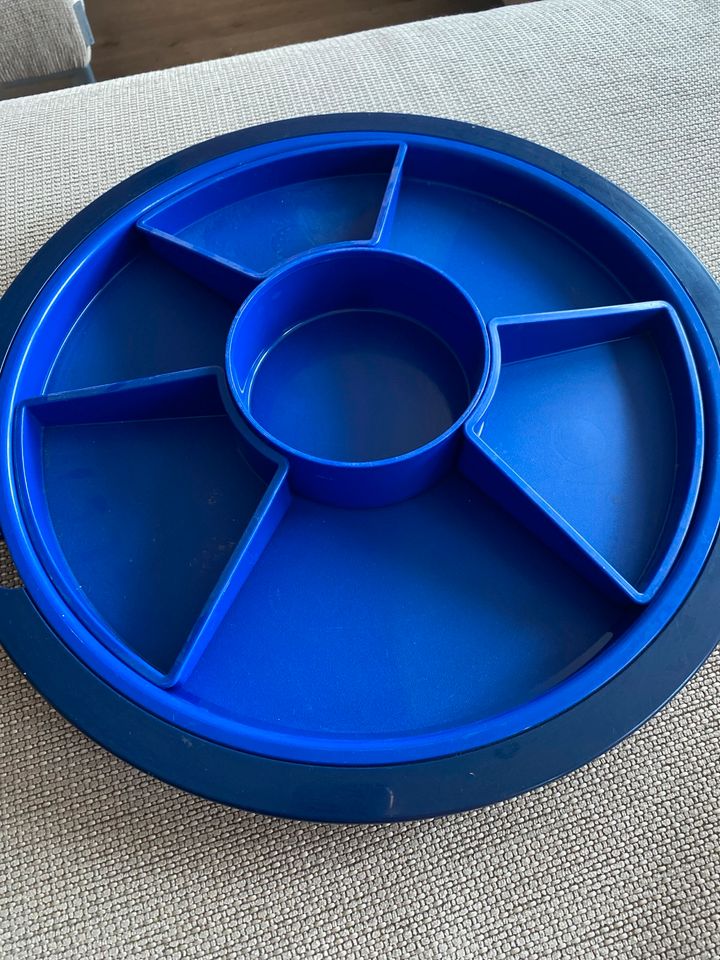 Tupperware Tupper C81 Preludio Schlemmerrunde blau/weiss in Ochsenfurt