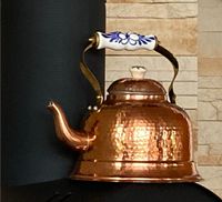 Kupfer Teekessel Kupferkessel Kupfer Wasserkessel Teekanne Bayern - Burgsalach Vorschau