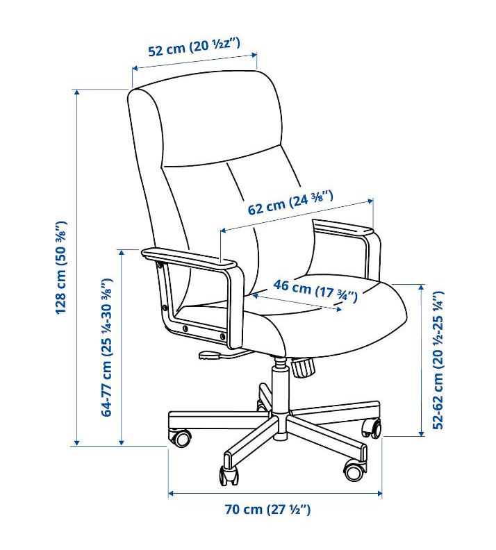 Bürostuhl gebraucht wie neu " IKEA MILLBERGET" in Wemding