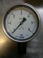 WIKA Manometer 6 Bar G1/2 Unten NEU Edelstahl 100mm Baden-Württemberg - Illmensee Vorschau