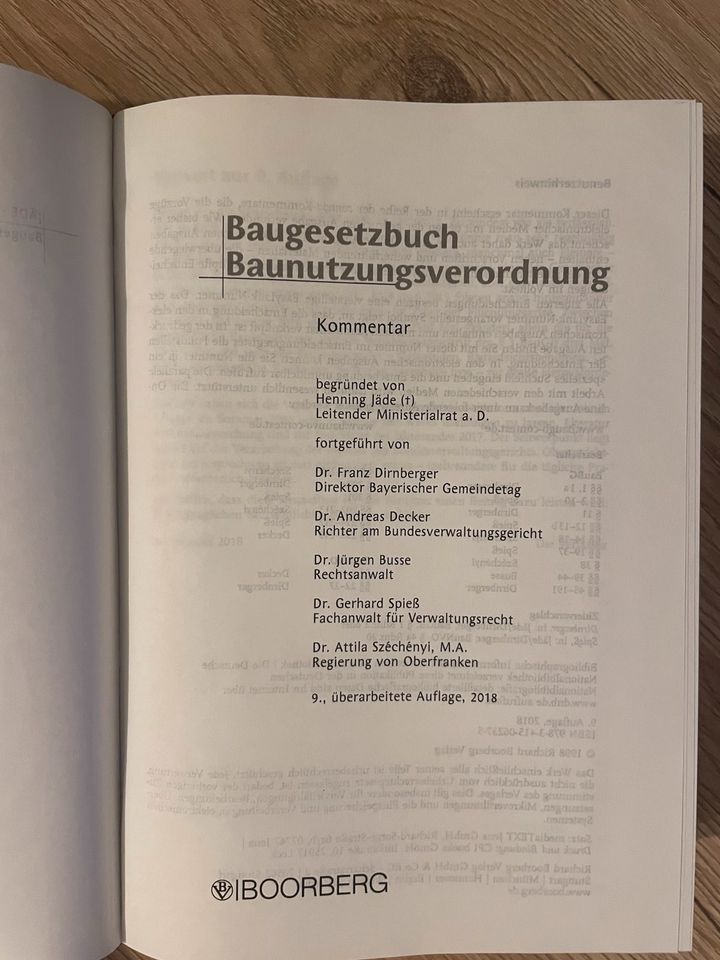 BauGB Kommentar Jäde / Dirnberger in München