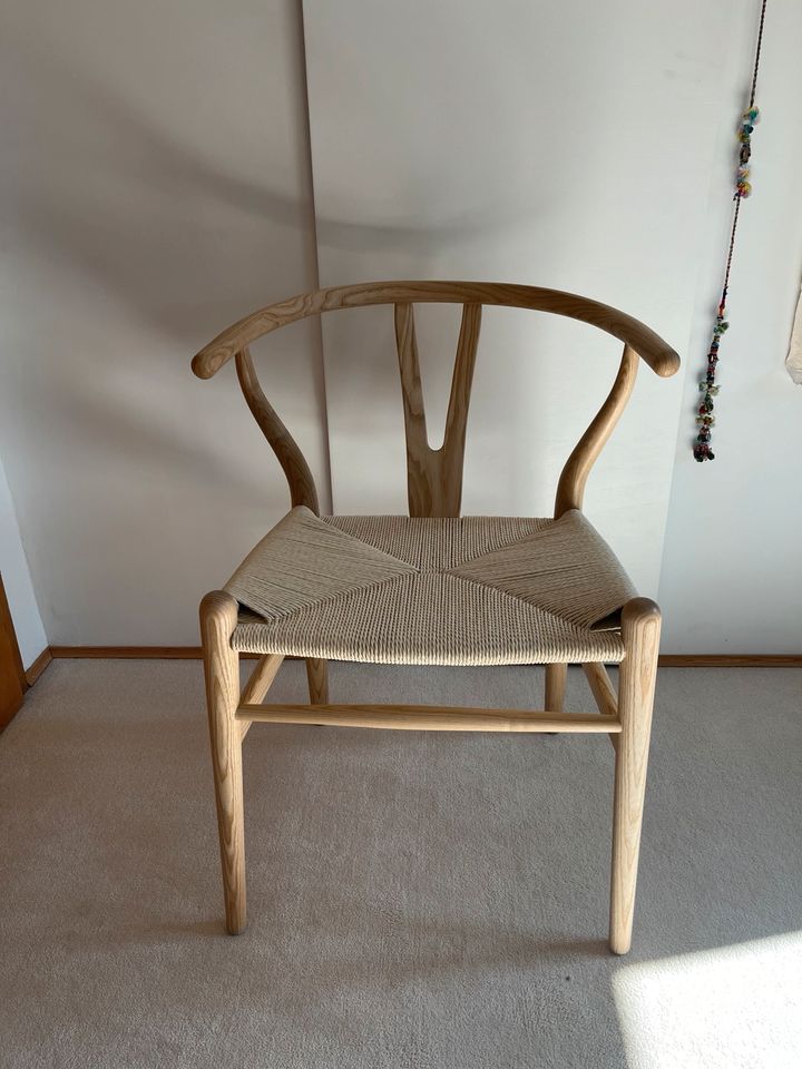 Verkaufe Stuhl chair Eiche - nach wishbone mid century danish in München