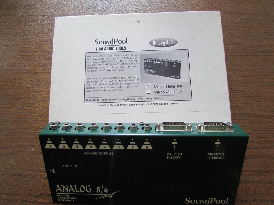 Atari Soundpool SPDIF und Analog 8/4 plus Kabel, ohne Netzteil in Alsdorf