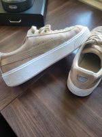 NEUWERTIGE Puma Suede Platform Gr.40,5  beige Nordrhein-Westfalen - Enger Vorschau