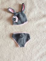 Ostern Neugeborenes Baby Fotoshooting Kostüm Hase Häkeln Stricken Brandenburg - Potsdam Vorschau