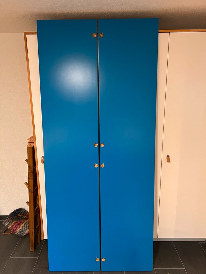 2x IKEA VIKANES Flügeltüren in blau - PAX Kleiderschrank - 50x229 in Lörrach