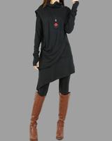 Tunikakleid Baumwolle mit Daumenloch schwarz Gr. XL Baden-Württemberg - Konstanz Vorschau