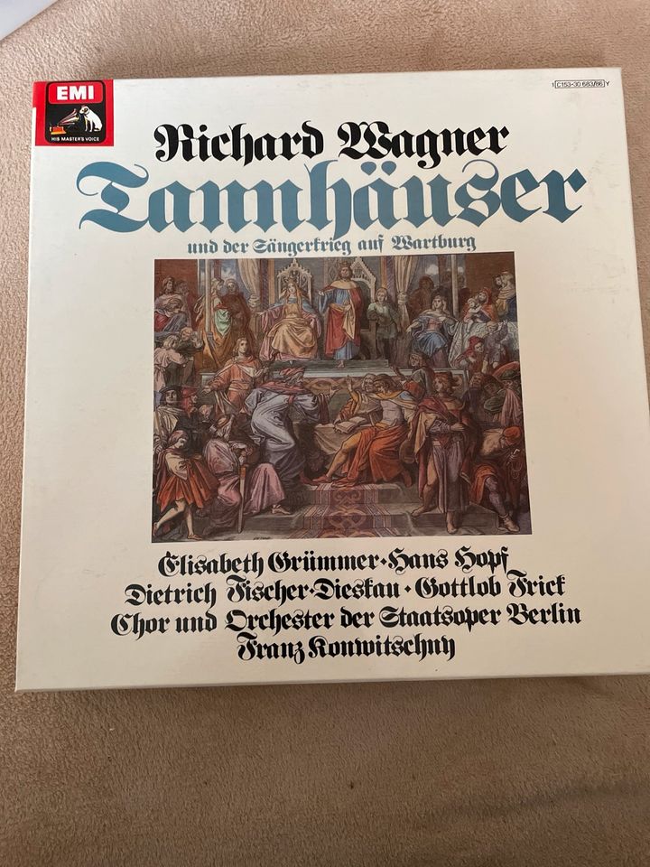 Richard Wagner Tannhäuser Schallplatte in Hontheim