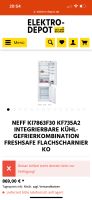 Neff KF735A2 INTEGRIERBARE KÜHL-GEFRIERKOMBINATION FRESHSAFE Köln - Seeberg Vorschau