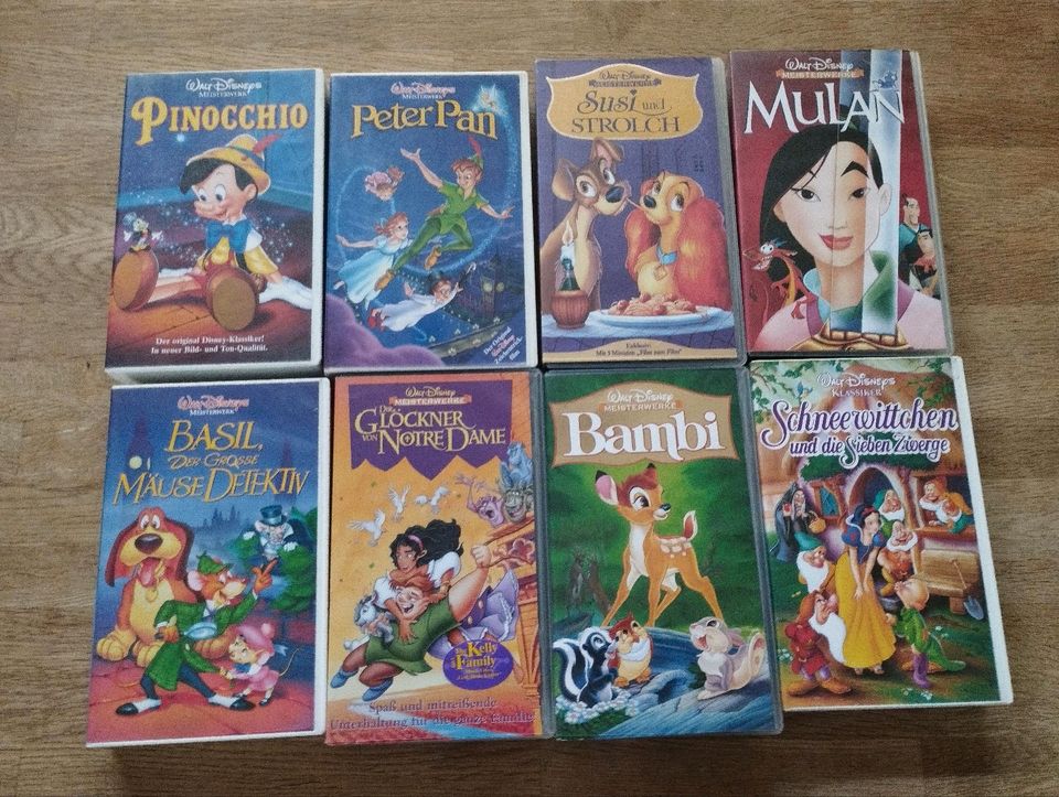 VHS Kassetten von Walt Disney und sonstige in Gifhorn