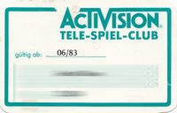 Activision Club Karte von 1983 aus Deutschland Ultra-rar Hessen - Seeheim-Jugenheim Vorschau